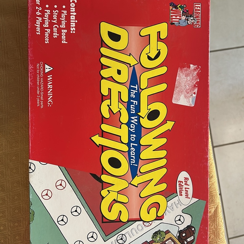 Red and Yellow Puzzle Game Toy